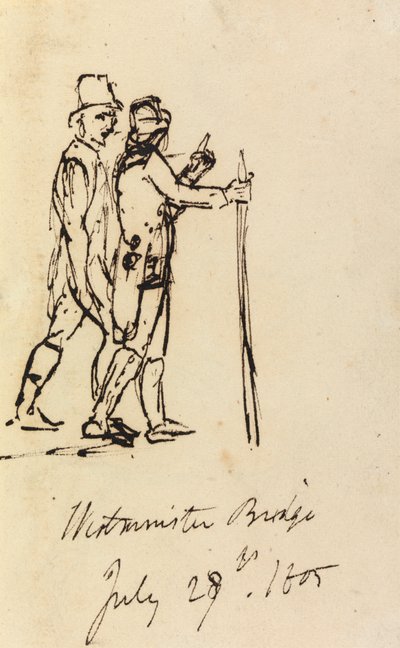 Most Westminsterski autorstwa Benjamin Robert Haydon