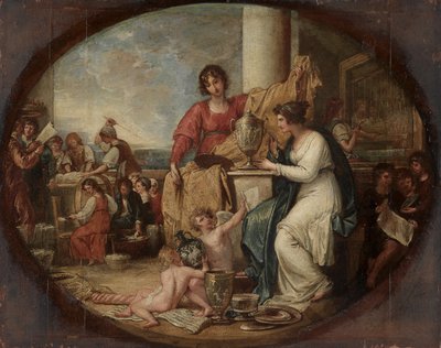 Szkic autorstwa Benjamin West