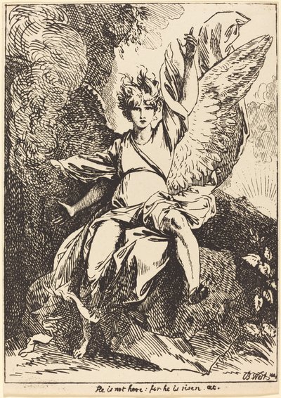 Anioł Zmartwychwstania autorstwa Benjamin West