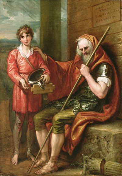 Belizariusz i chłopiec, 1802 autorstwa Benjamin West