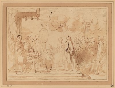 Jerzy III wznawia królewską władzę w 1789 r. autorstwa Benjamin West