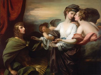 Helen przywieziona do Paryża, 1776 autorstwa Benjamin West