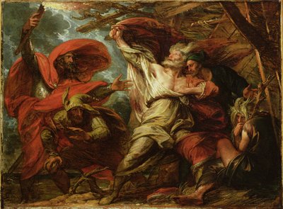 Król Lear, ok.1788 autorstwa Benjamin West