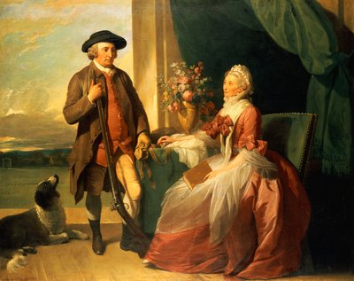 Pan Robert Grafton i pani Mary Partridge Wells Grafton, 1773 autorstwa Benjamin West