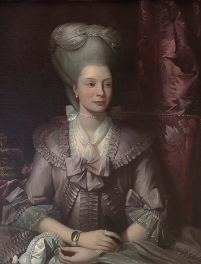 Królowa Charlotta autorstwa Benjamin West