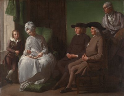 Artysta i jego rodzina autorstwa Benjamin West
