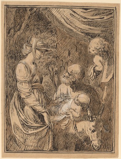 Ucieczka do Egiptu autorstwa Benjamin West