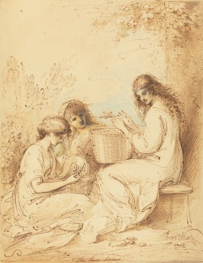 Trzy siostry autorstwa Benjamin West
