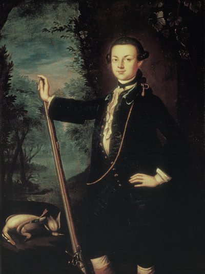 Thomas Mifflin (1744-1800), ok. 1757-59 (olej na płótnie) autorstwa Benjamin West