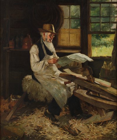 Chwila bezczynności autorstwa Benjamin West Clinedinst