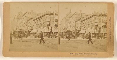King Street, Toronto, Kanada. autorstwa Benjamin West Kilburn