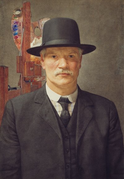 Autoportret, 1914-16 autorstwa Benjamin Williams