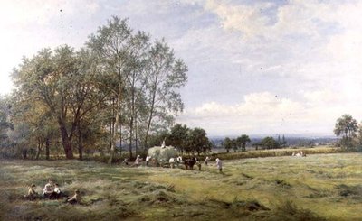 Angielski Hayfield autorstwa Benjamin Williams Leader