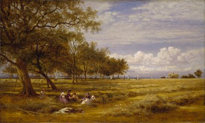 Angielski Hayfield, 1878 autorstwa Benjamin Williams Leader