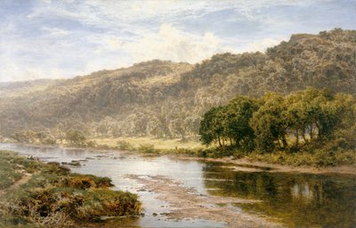 „Na Llugwy pod Capel Curig”, 1903 autorstwa Benjamin Williams Leader