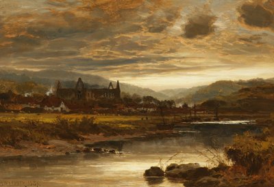 Opactwo Tintern, Walia, 1889 autorstwa Benjamin Williams Leader