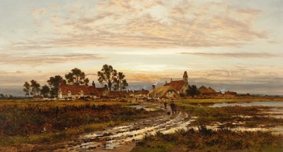 Worcestershire Poranna polana po deszczu, 1897 autorstwa Benjamin Williams Leader