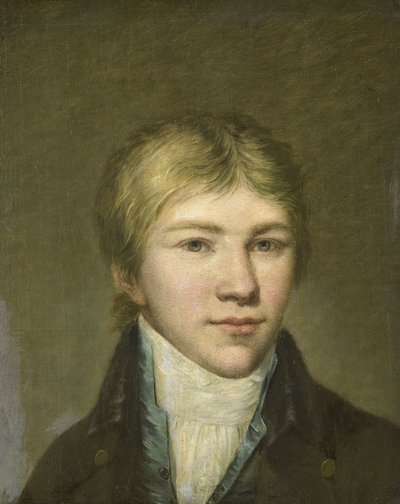 Portret Hendrika Arenda van den Brink w wieku siedemnastu lat autorstwa Benjamin Wolff
