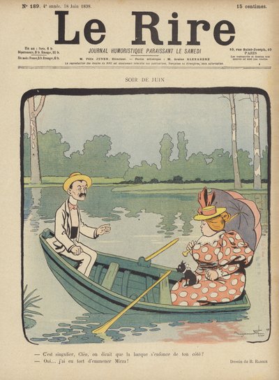 Ilustracja do Le Rire autorstwa Benjamin Rabier