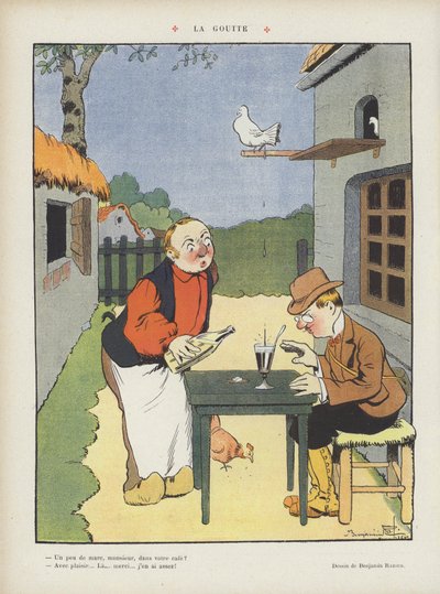 Ilustracja do Le Rire autorstwa Benjamin Rabier