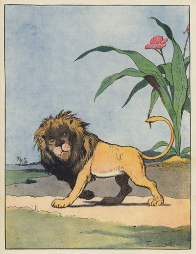 Lew autorstwa Benjamin Rabier