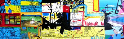 Bali nie jest już wyspą bogów, 2004 (olej na płótnie) autorstwa Benoit Erwann Boucherot