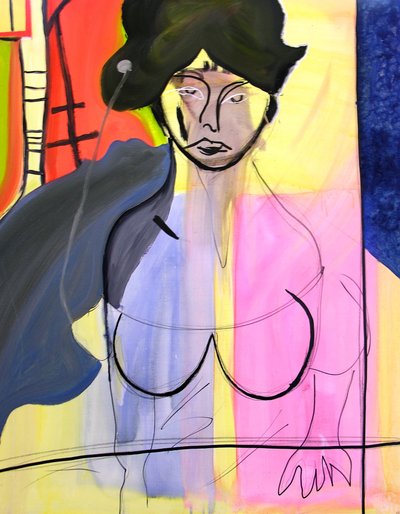 Miss N. 1, 2000 (olej na płótnie) autorstwa Benoit Erwann Boucherot