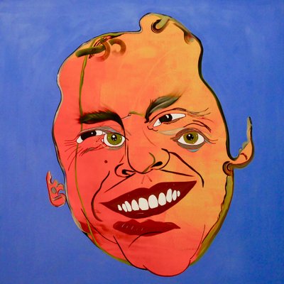 Mythe 9, 2021 (olej i akryl na płótnie) autorstwa Benoit Erwann Boucherot