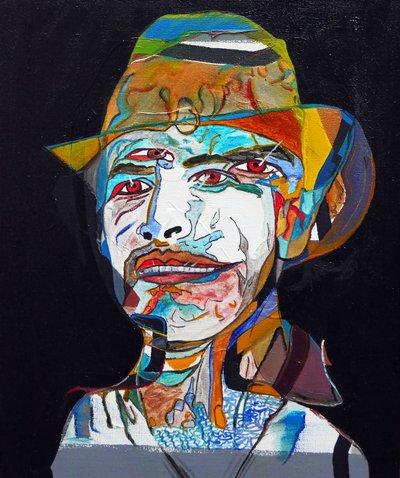Surportret: Marcos Alejandro Rosas Jassan, 2014 (olej na płótnie) autorstwa Benoit Erwann Boucherot