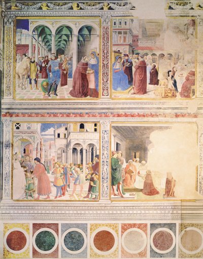 Epizody z życia św. Augustyna, 1463-65 (zob. też 192535, 192549, 1925550, 192552, 192553, 192554) autorstwa Benozzo di Lese di Sandro Gozzoli