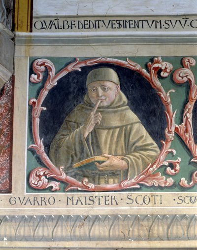 Jan Duns Szkot (ok.1265-ok.1308) 1450 autorstwa Benozzo di Lese di Sandro Gozzoli