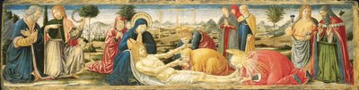 Opłakiwanie zmarłego Chrystusa autorstwa Benozzo di Lese di Sandro Gozzoli