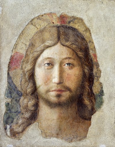 Odkupiciel, Benozzo Gozzoli, świeże autorstwa Benozzo di Lese di Sandro Gozzoli