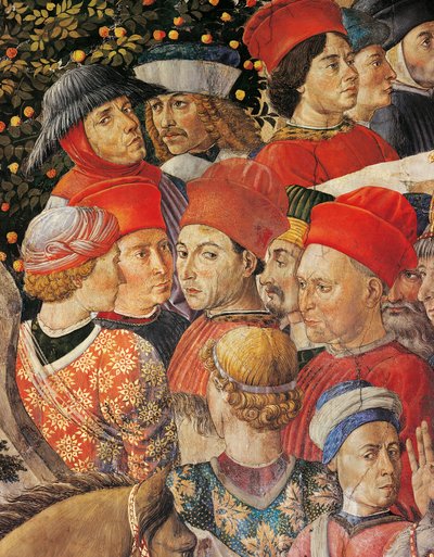 Kawalkada Trzech Króli autorstwa Benozzo di Lese di Sandro Gozzoli