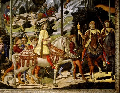 Podróż królów Trzech Króli autorstwa Benozzo di Lese di Sandro Gozzoli