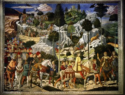 Nieznany obraz autorstwa Benozzo di Lese di Sandro Gozzoli
