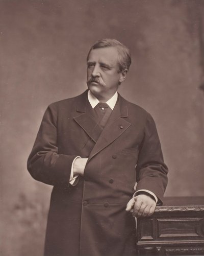 A. E. Nordenskiold Szwedzki geolog i mineralog, urodzony w Finlandii, 1832-1901, ok. godz. 1880 autorstwa Benque