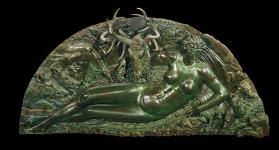 La nymphe de Fontainebleau - nimfa z ... autorstwa Benvenuto Cellini