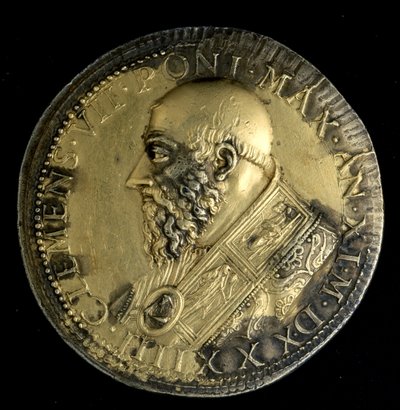 Medalion z portretem papieża Klemensa VII autorstwa Benvenuto Cellini