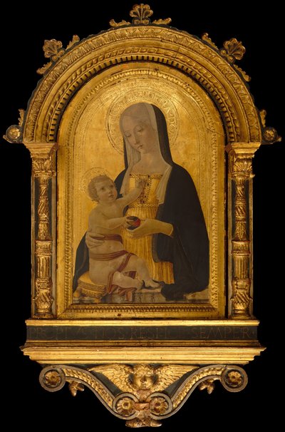 Madonna z Dzieciątkiem, ca. 1470. autorstwa Benvenuto di Giovanni