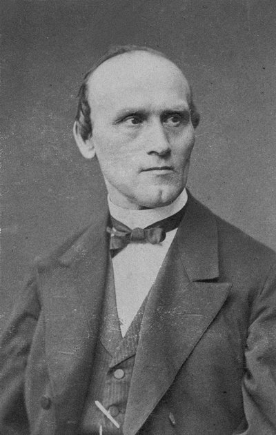 Portret kompozytora Friedricha Kilonia 1821-1885 . autorstwa Berlin . Photo studio Schaarwächter