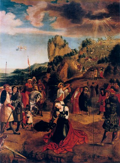 Męczeństwo św. Katarzyny, XVI wiek. autorstwa Bernard van Orley
