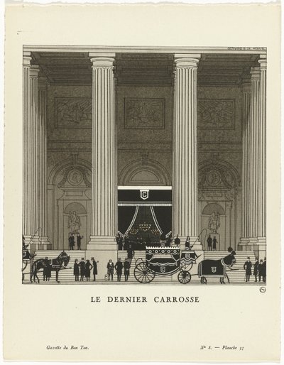 Gazette du Bon Ton autorstwa Bernard Boutet de Monvel