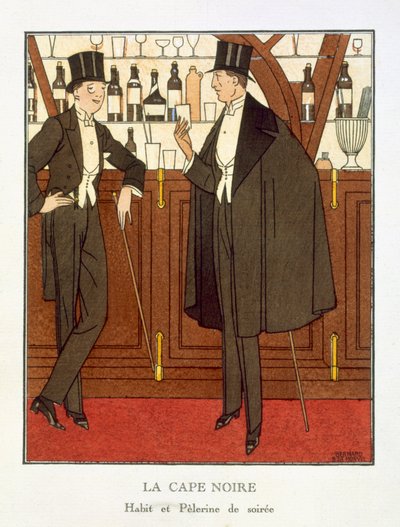 „Czarny płaszcz” autorstwa Bernard Boutet de Monvel
