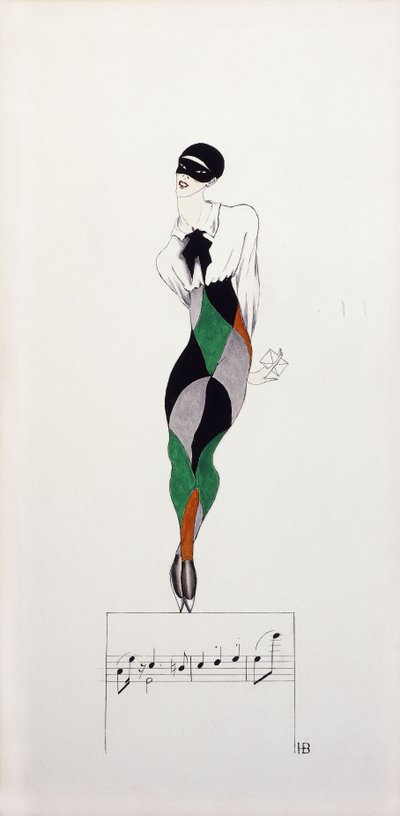 Pierrot autorstwa Bernard Boutet de Monvel