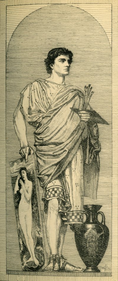 Apelles: projekt mozaiki, c1864, 1881. autorstwa Bernard Collier