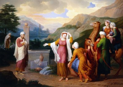 Rebeka przy studni, 1824 autorstwa Bernard Duvivier