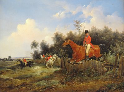Scena polowania autorstwa Bernard Edouard Swebach