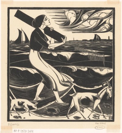 Strand (oryginalny tytuł) autorstwa Bernard Essers (signed by artist)
