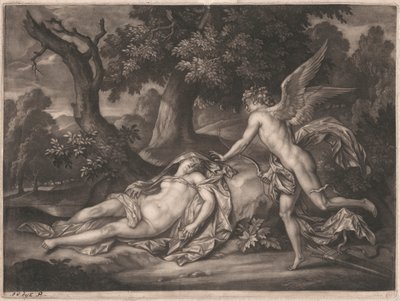 Kupidyn i Psyche autorstwa Bernard Lens